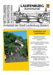 Amtsblatt der Stadt Laufenburg (Baden)(Baden)