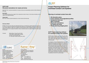 ELFF Project Planning Software for Overhead ... - ELBAS Schweiz AG