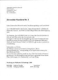 Zinnwalder Rundbrief Nr. 5 - beim Erzgebirgsverein Zinnwald ...