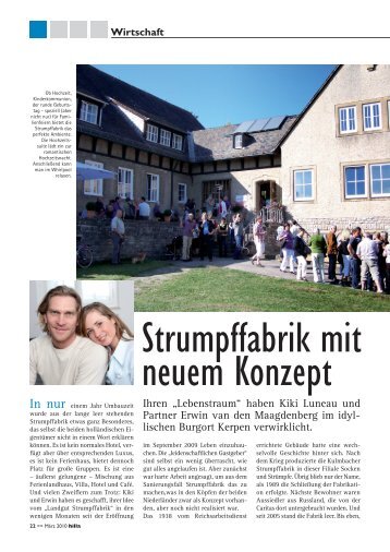 hilla-Magazin - Landgut Strumpffabrik