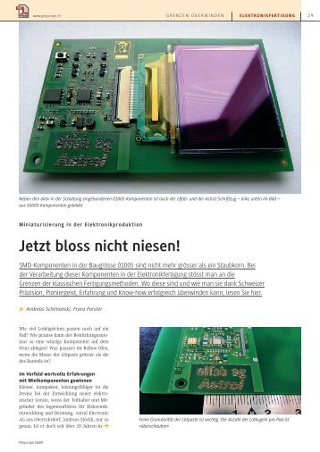 Jetzt bloss nicht niesen! - Polyscope