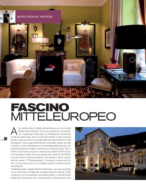 Fascino mitteleuropeo - heidelberg suites