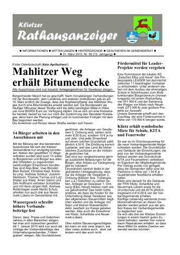 Druckversion PDF - in Klietz