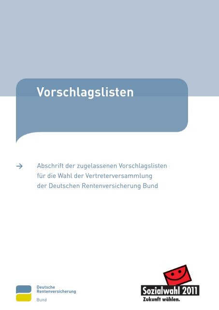 Drv Bund Vorschlagslisten Sozialwahl 11