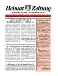 Heimatzeitung Nr. 09 - Gemeinde Reiskirchen