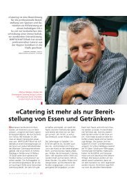 «catering ist mehr als nur Bereit- stellung von ... - Emmenpark AG