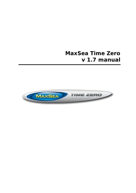 Maxsea Time Zero Charts