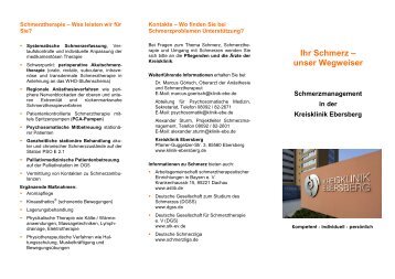 Flyer - Kreisklinik Ebersberg GmbH