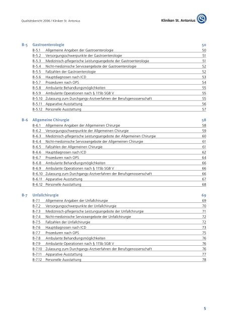 strukturierter Qualitätsbericht von 2006