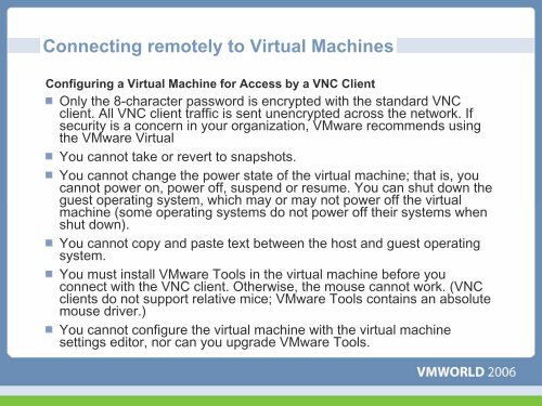 VMware Server Tips & Tricks
