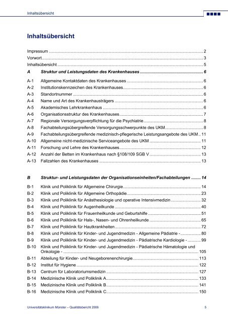 strukturierter Qualitätsbericht 2006