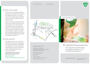 Flyer zum Download (PDF) - Kliniken Essen-Mitte