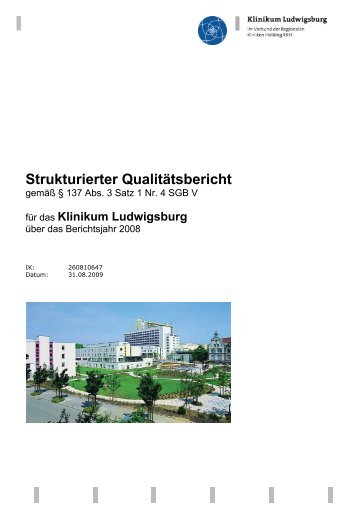 Download Qualitätsbericht Klinikum Ludwigsburg - Kliniken.de