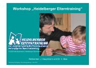 W4 Heidelberger Elterntraining - Klinik Hochried