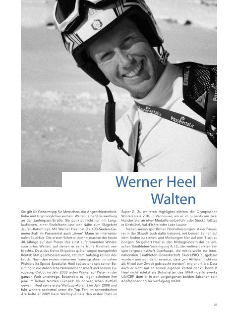 Merano Magazine - Winter 2012