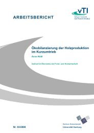 Ökobilanzierung der Holzproduktion im Kurzumtrieb - 1. Januar 2008