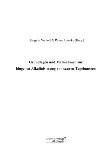 Grundlagen und MaÃŸnahmen zur biogenen Alkalinisierung von ...