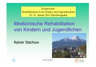 Dr. R. Stachow - Med. Rehabilitation von Kindern und Jugendlichen