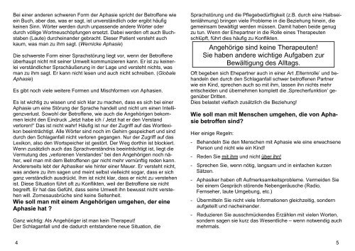 Flyer Aphasie KK_neu - Klinikum Bayreuth