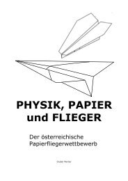 Papierflieger-Wettbewerb - Fachhochschule Vorarlberg