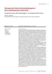 Therapie der Akne mit Antiandrogenen Â± Eine ... - ResearchGate