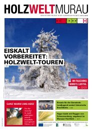 Holzweltzeitung - Eiskalt vorbereitet: Holzwelt ... - Holzwelt Murau