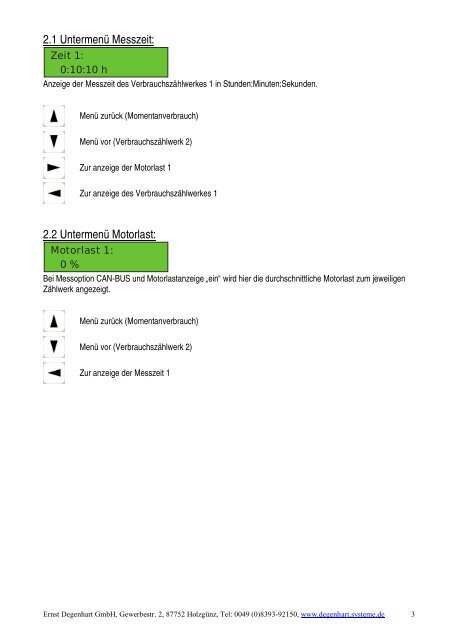 CAN-BUS & Messturbinen - Degenhart Systeme