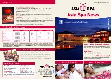 Asia Spa News - ASIA Spa Leoben