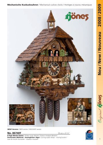 Mechanische Kuckucksuhren / Mechanical cuckoo clocks / Horloges à