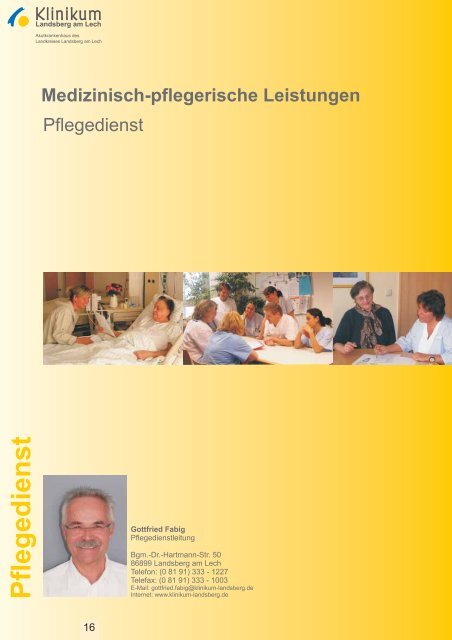 Qualitätsbericht 2007 - Klinikum Landsberg am Lech