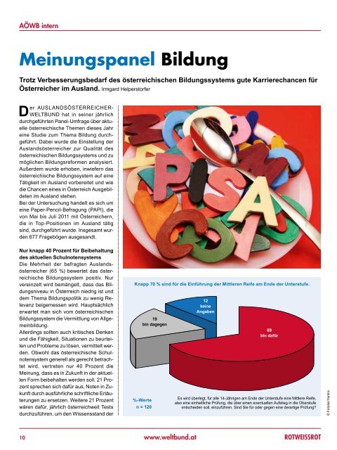 schule & Bildung - Auslandsösterreicher-Weltbund