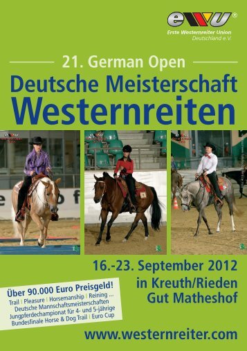 Westernreiten - Erste Westernreiter Union Deutschland e.V.