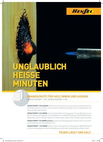 HENSOTHERM® 2 KS INNEN schwarz-anthrazit - Rudolf Hensel ...