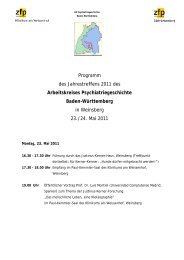 Programm 2011 - Klinikum am Weissenhof