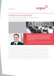 Compass Group (Schweiz) AG Mehr Zeit als ... - Ergon Informatik AG