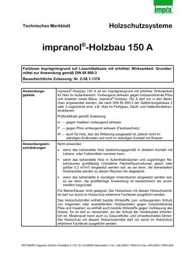 impranol®-Holzbau 150 A