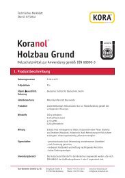 Koranol® Holzbau Grund - KORA Holzschutz