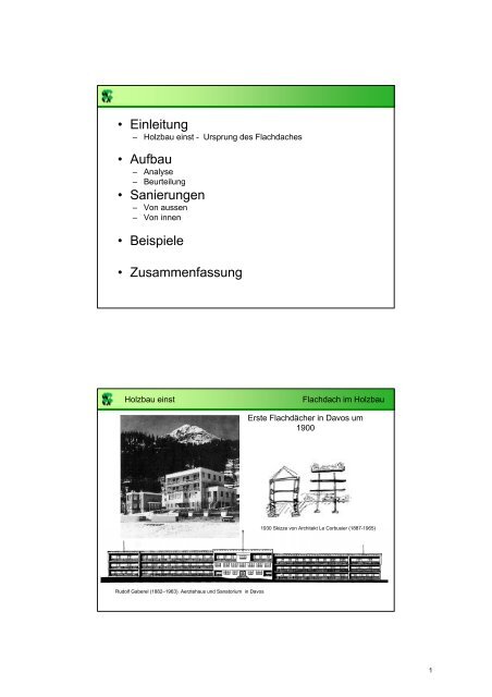 Flachdächer im Holzbau - Pro Holz Schweiz