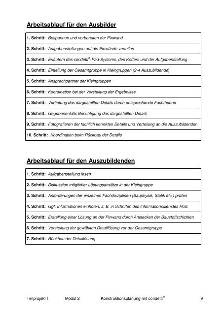 Sockeldetail - Holzbau Kompetenzzentren