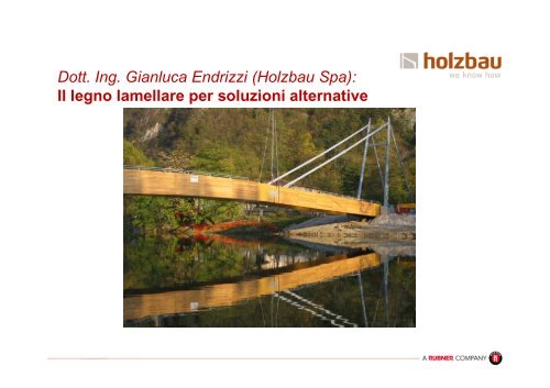 Holzbau Relazione ponti .pdf - Provincia di Bergamo