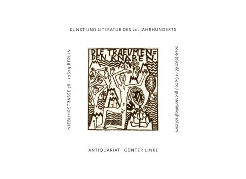 Katalog 4 - Antiquariat Günter Linke