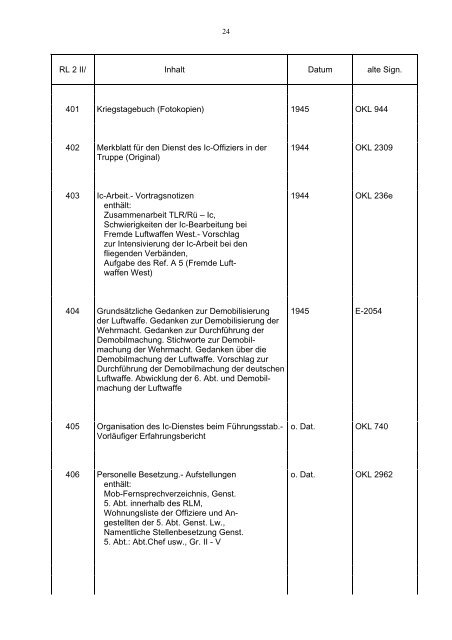 RL-2 II.Bd III Meldung u. Berich - Gyges