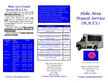 Hoke Area Transit Service (H.A.T.S.)