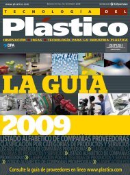 LISTADO ALFABÉTICO DE COMPAÑÍAS PROVEEDORAS - Plastico