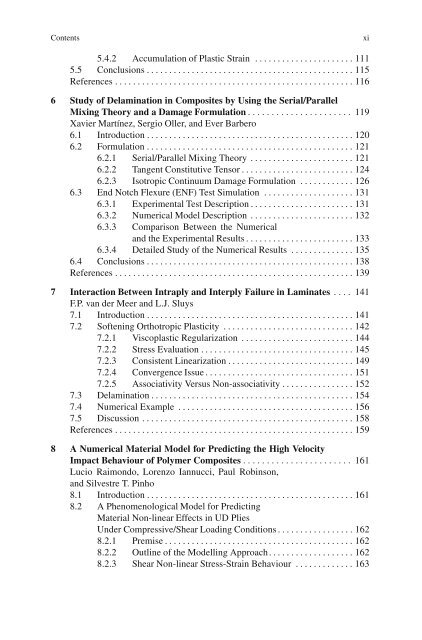 Computational Methods for Debonding in Composites