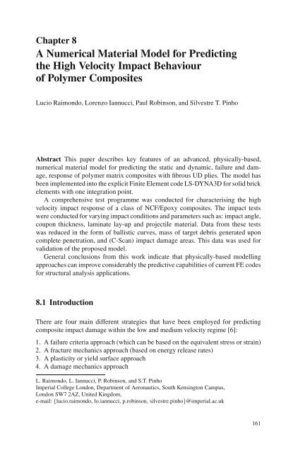 Computational Methods for Debonding in Composites