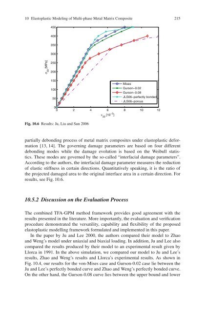 Computational Methods for Debonding in Composites