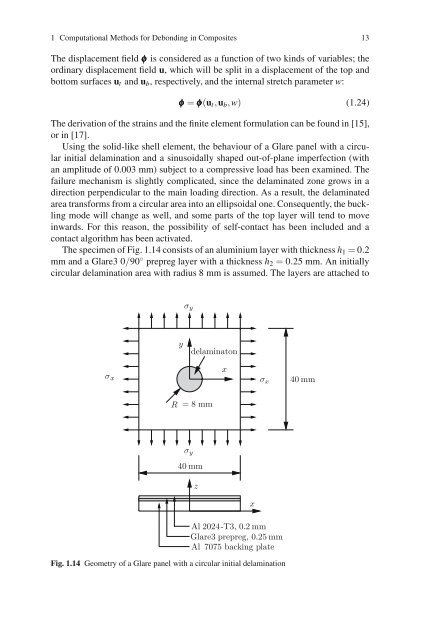 Computational Methods for Debonding in Composites