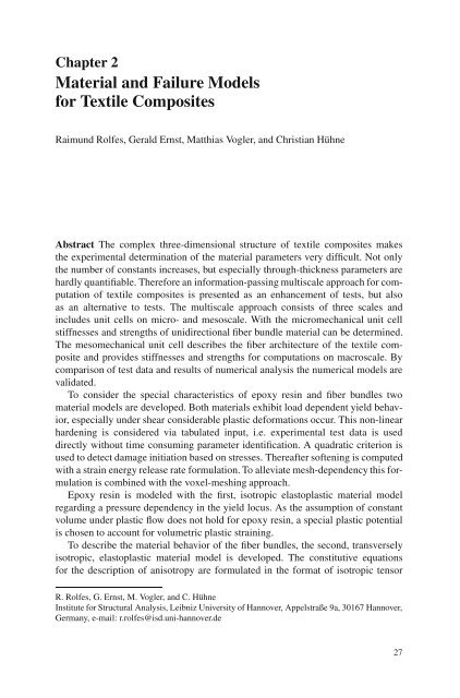 Computational Methods for Debonding in Composites