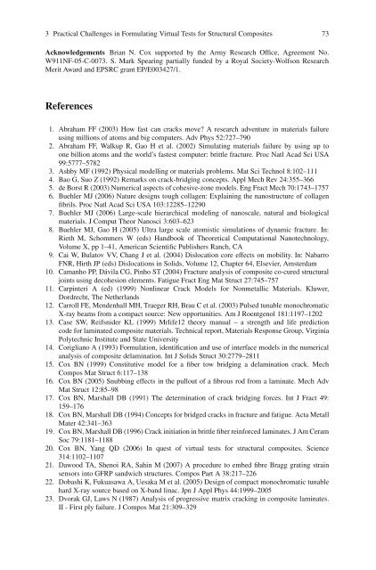 Computational Methods for Debonding in Composites